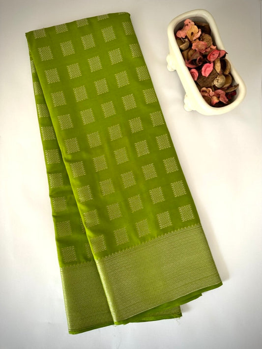 Light Green Soft Crepe Silk