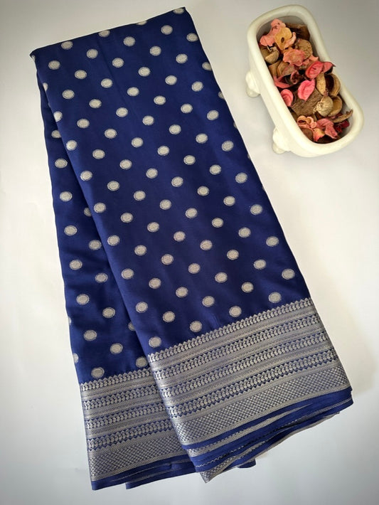 Blue Soft Georgette Silk