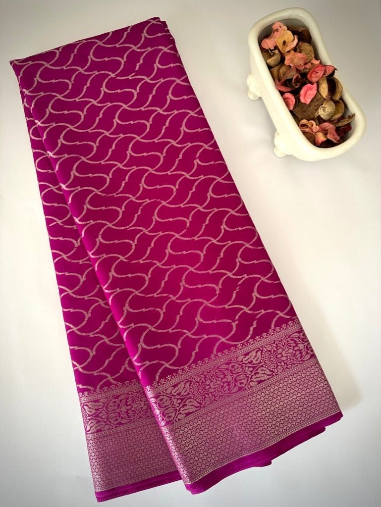 Magenta Soft Crepe