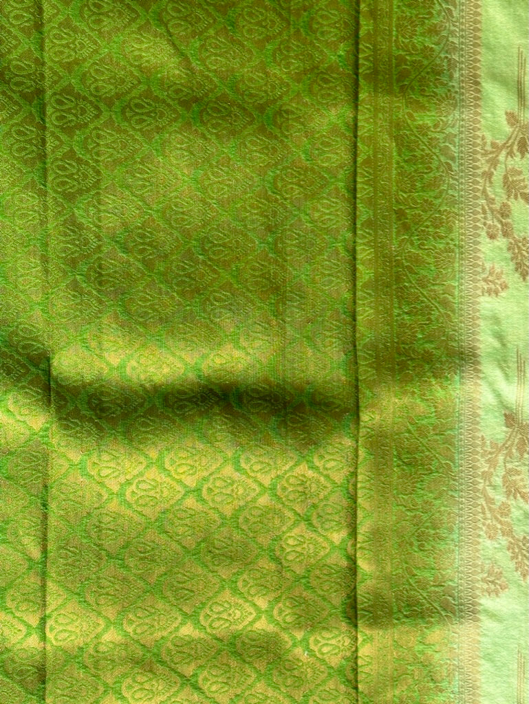 Light Green Soft Georgette Silk