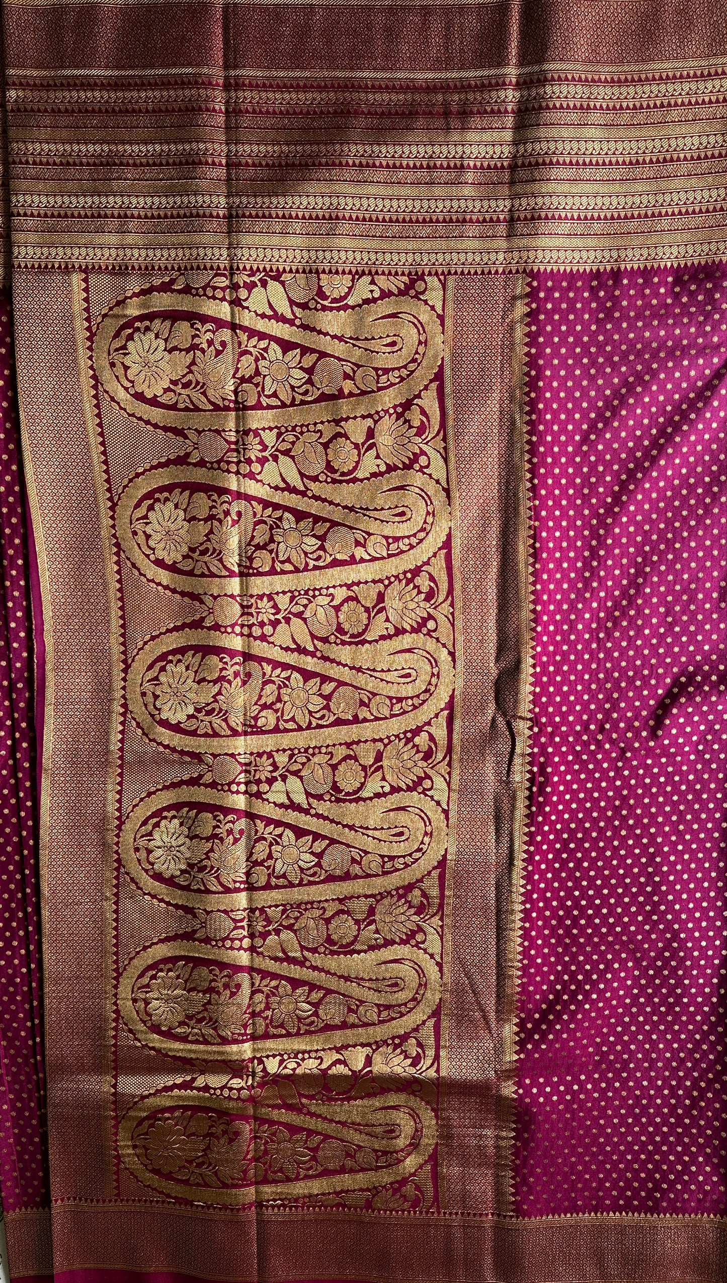 Magenta Soft Georgette Silk