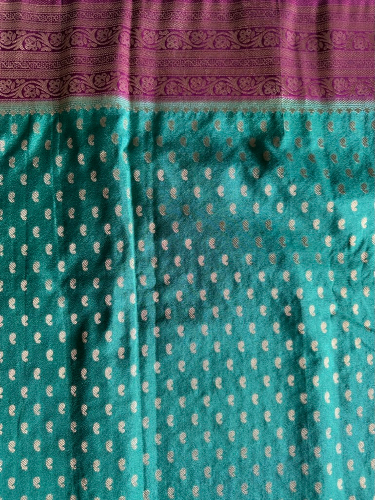 Green Soft Georgette Silk